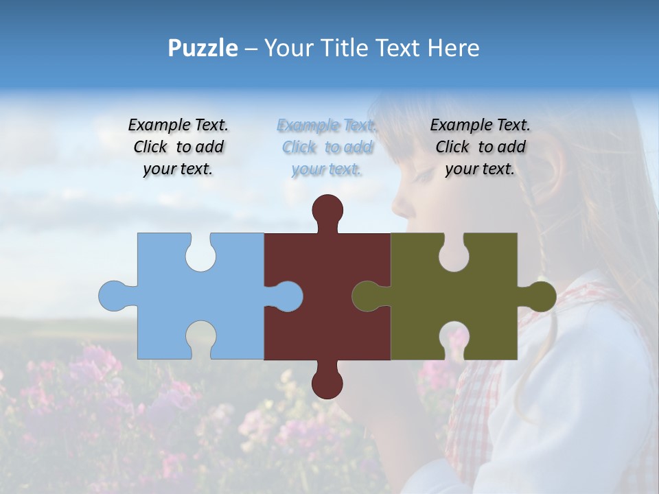 Little Girl PowerPoint Template