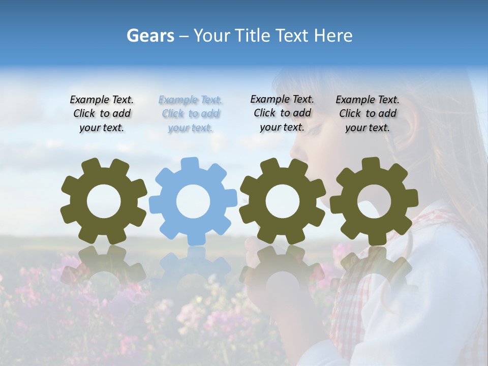 Little Girl PowerPoint Template