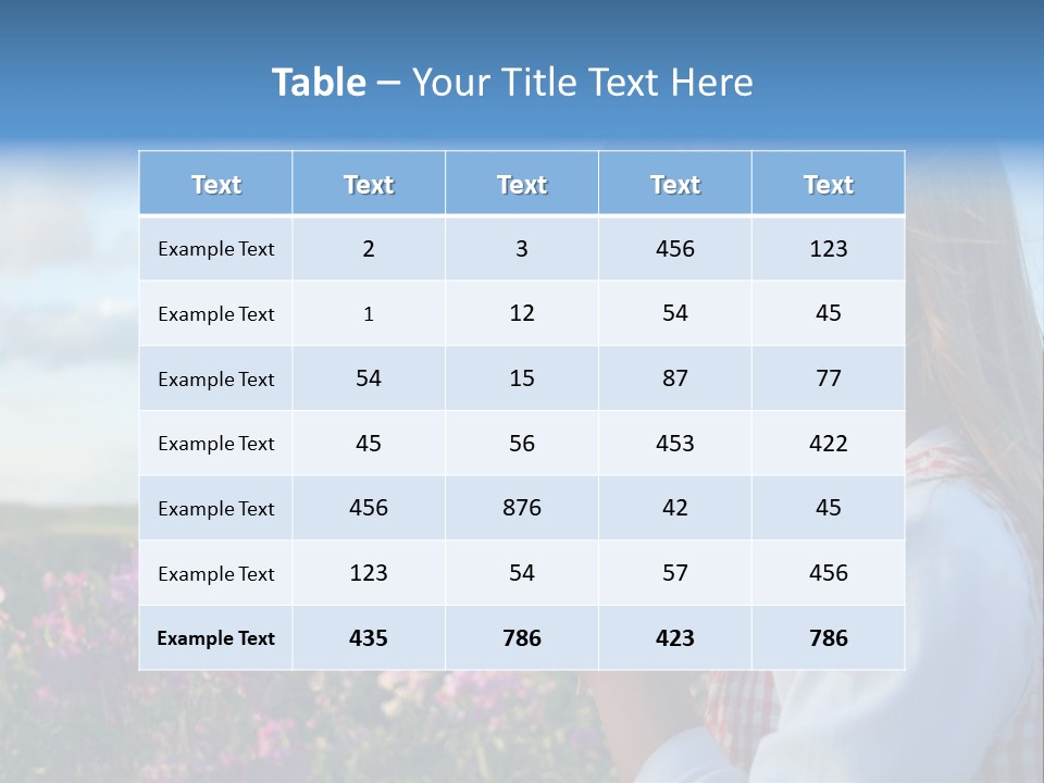 Little Girl PowerPoint Template