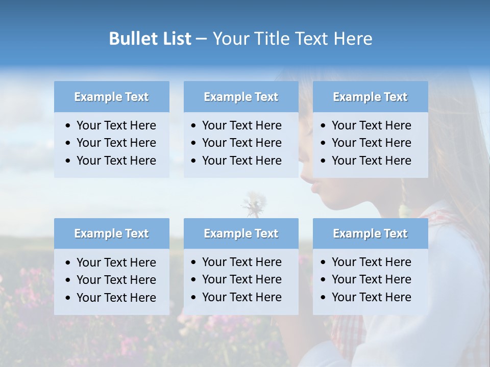 Little Girl PowerPoint Template