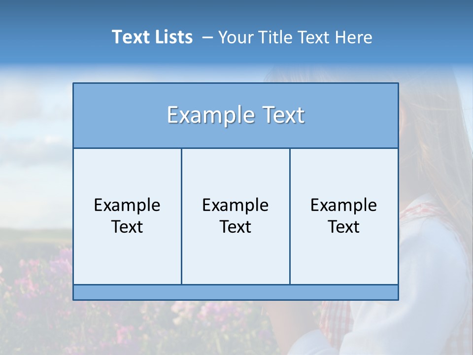 Little Girl PowerPoint Template