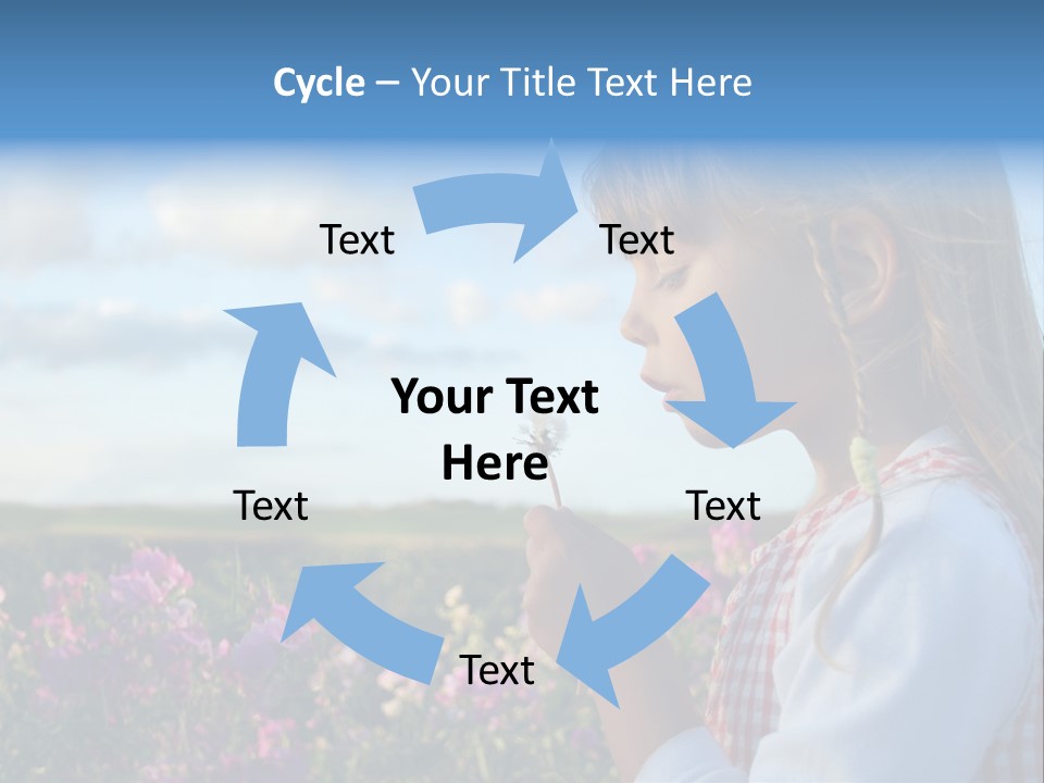 Little Girl PowerPoint Template