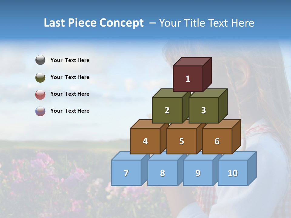 Little Girl PowerPoint Template