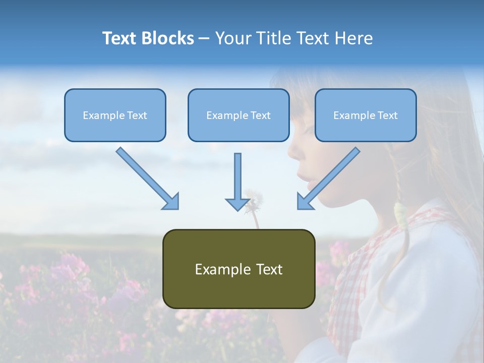 Little Girl PowerPoint Template