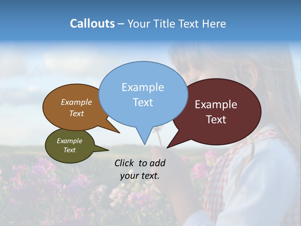 Little Girl PowerPoint Template