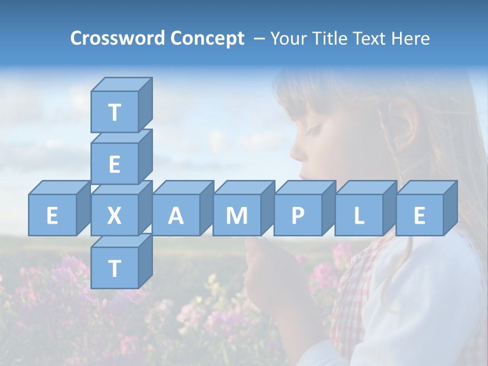 Little Girl PowerPoint Template