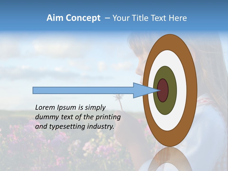 Little Girl PowerPoint Template