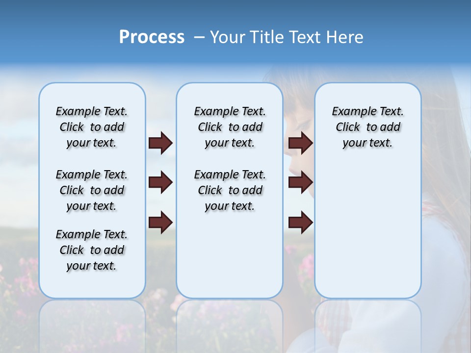 Little Girl PowerPoint Template