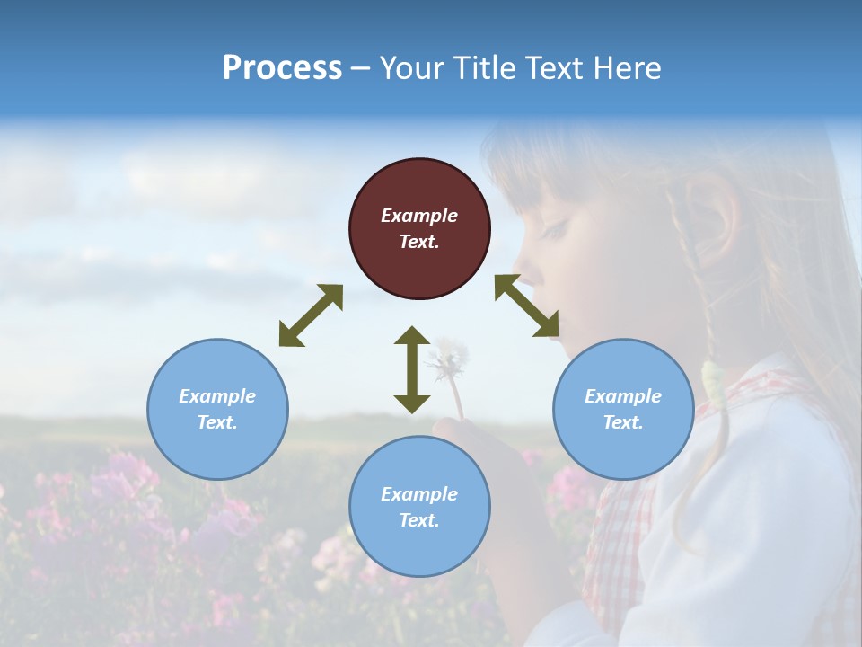 Little Girl PowerPoint Template