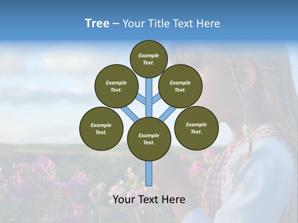 Little Girl PowerPoint Template