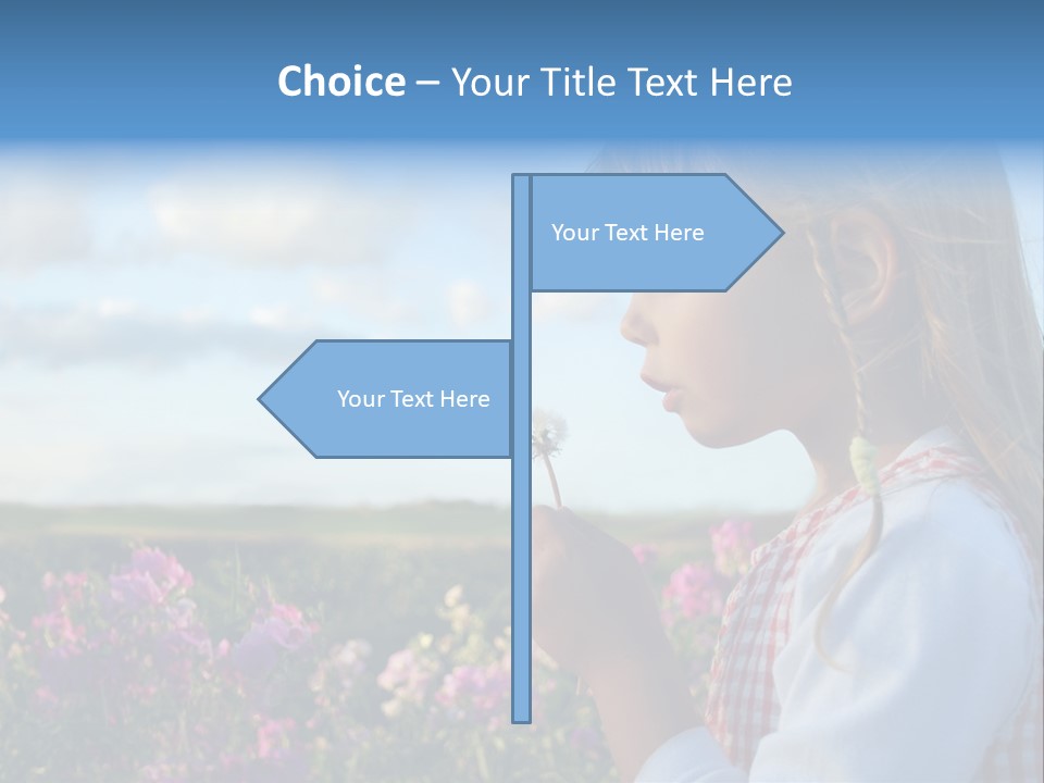 Little Girl PowerPoint Template