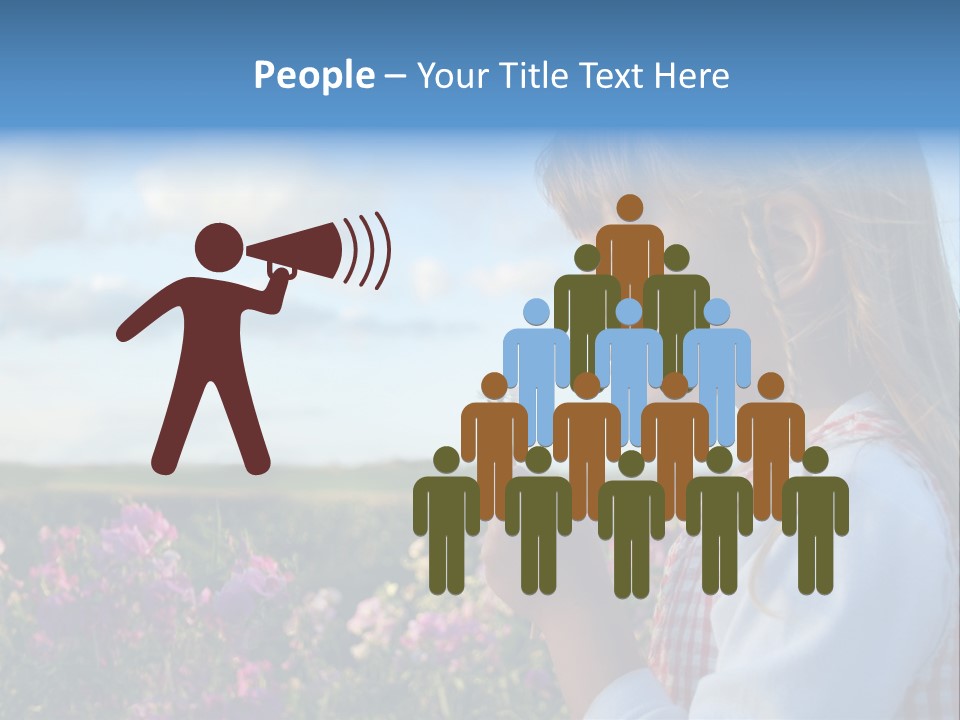 Little Girl PowerPoint Template