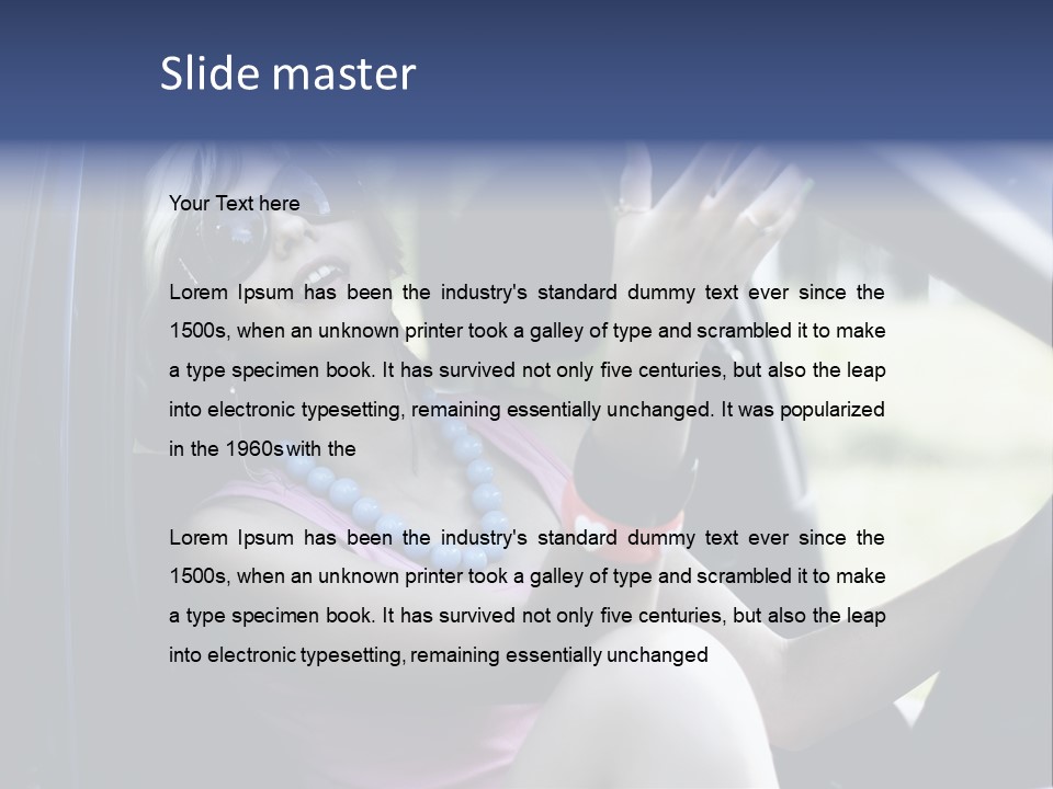 Happy Meeting Writing PowerPoint Template