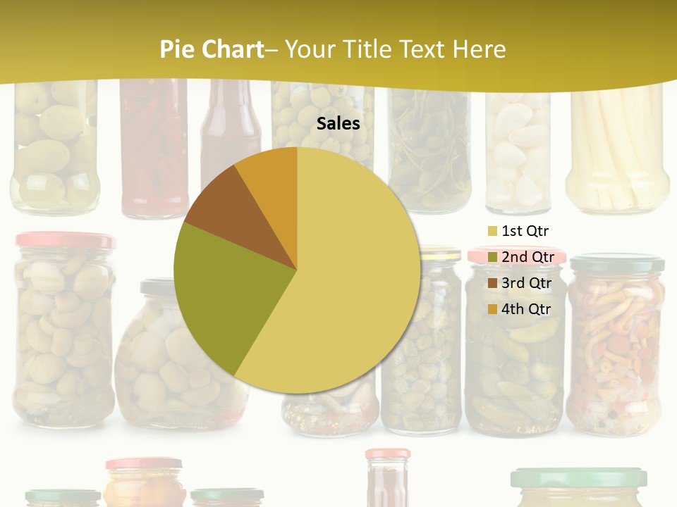 Conserved Bell Olives PowerPoint Template