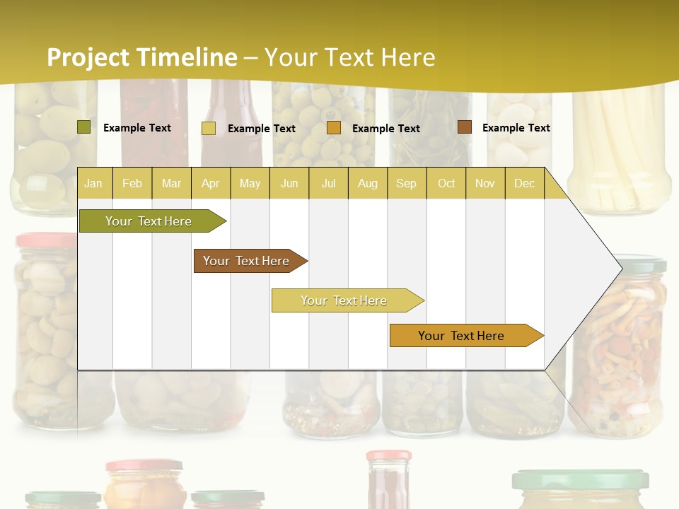 Conserved Bell Olives PowerPoint Template