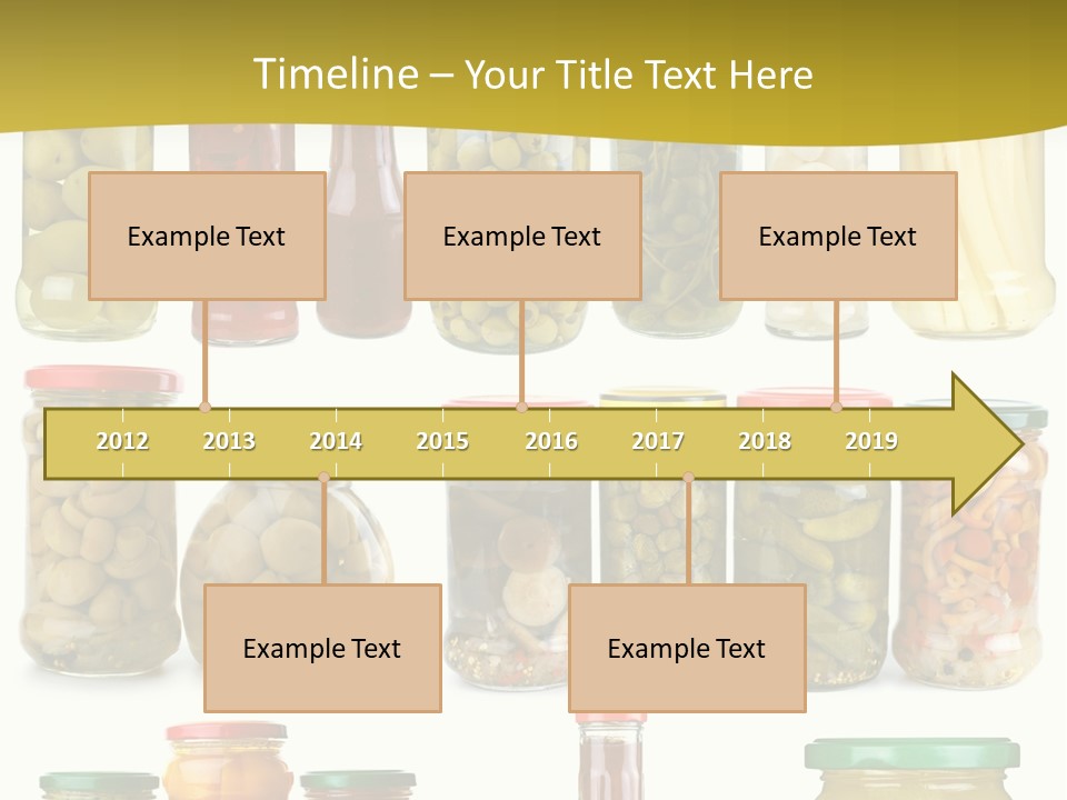 Conserved Bell Olives PowerPoint Template