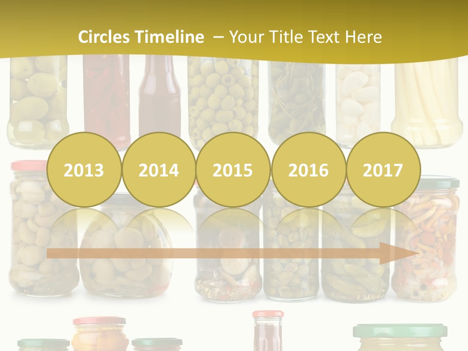 Conserved Bell Olives PowerPoint Template