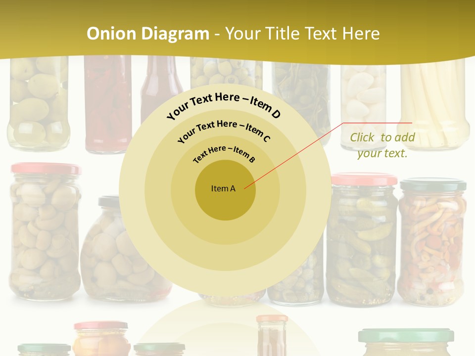 Conserved Bell Olives PowerPoint Template