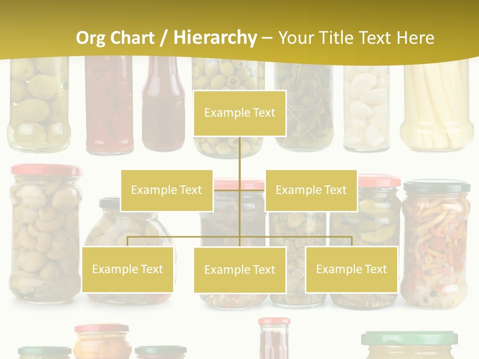 Conserved Bell Olives PowerPoint Template