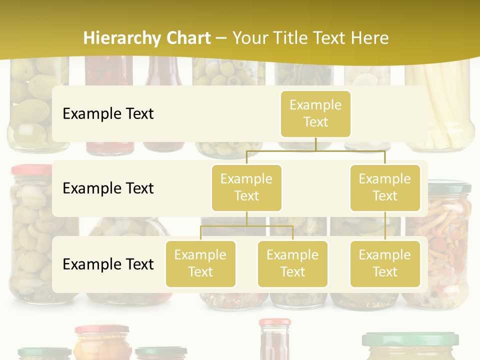 Conserved Bell Olives PowerPoint Template