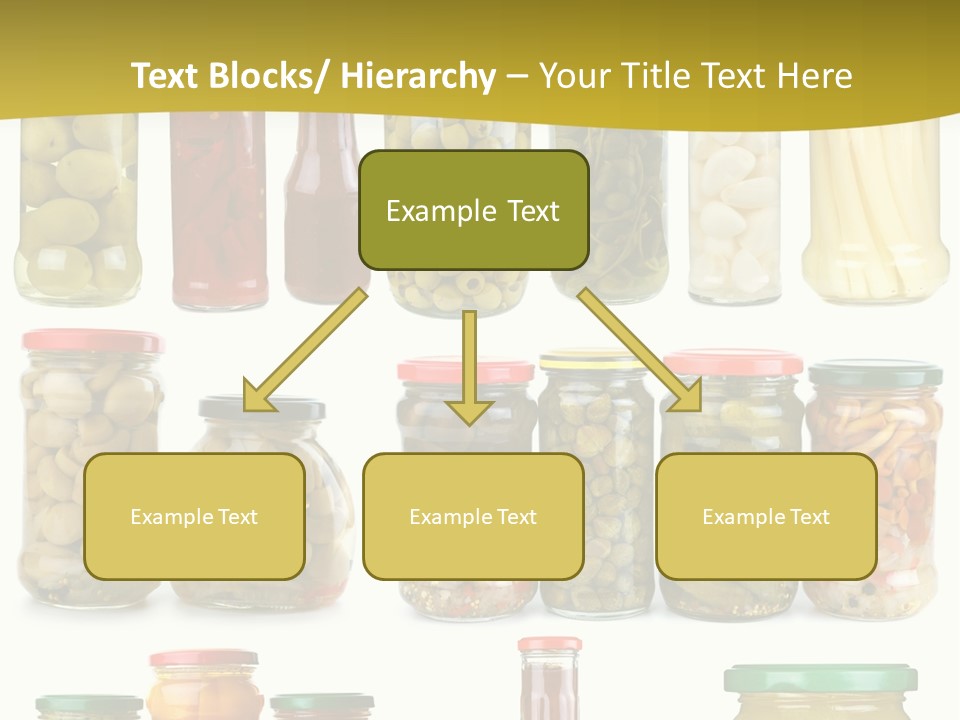 Conserved Bell Olives PowerPoint Template