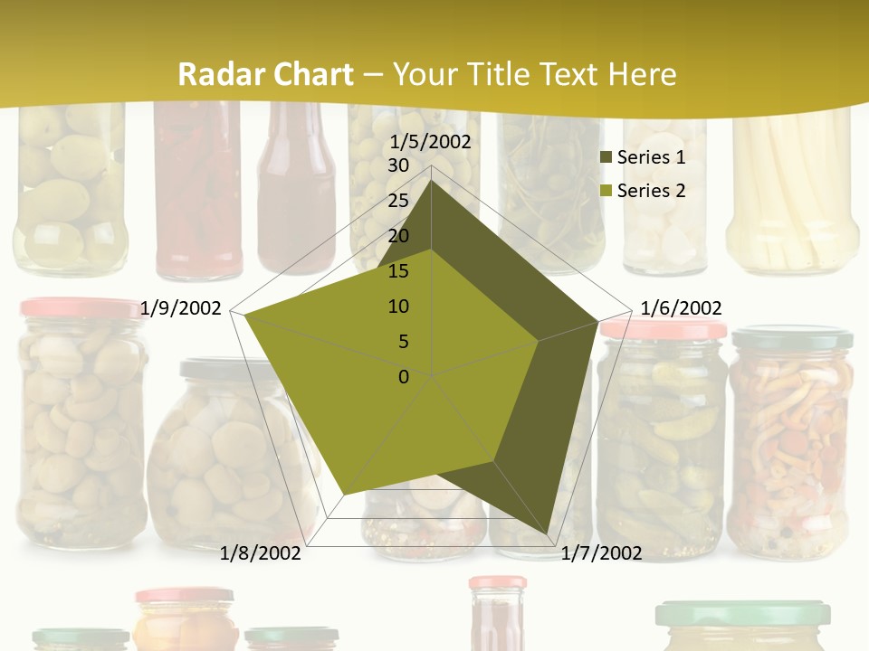 Conserved Bell Olives PowerPoint Template