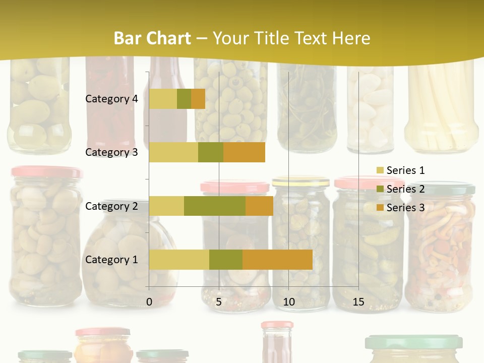 Conserved Bell Olives PowerPoint Template