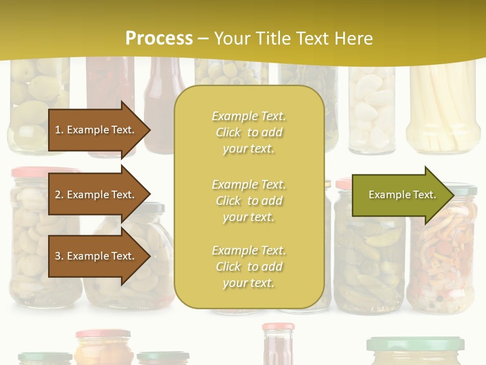 Conserved Bell Olives PowerPoint Template