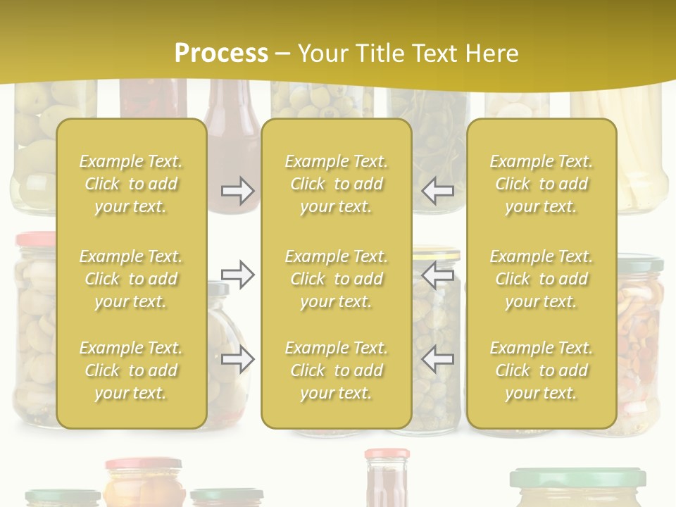 Conserved Bell Olives PowerPoint Template