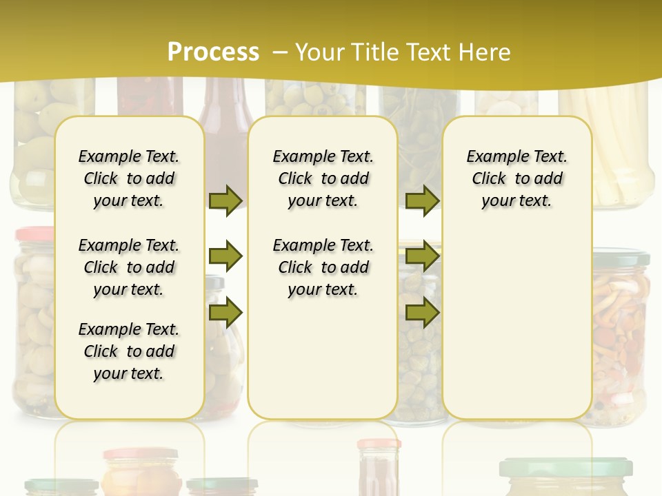 Conserved Bell Olives PowerPoint Template