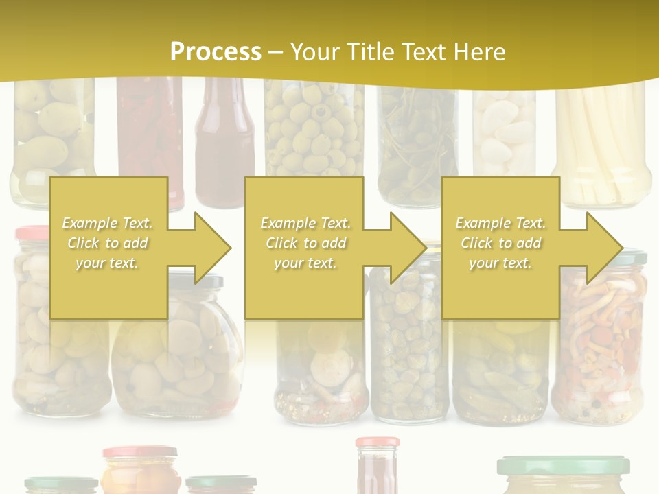 Conserved Bell Olives PowerPoint Template