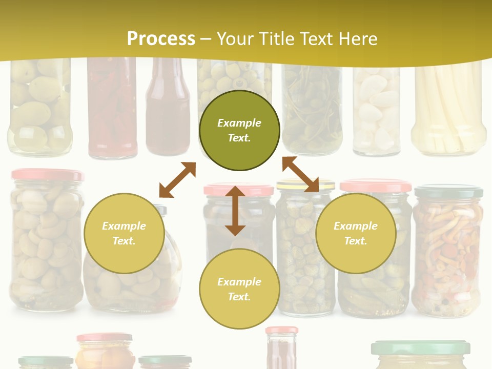 Conserved Bell Olives PowerPoint Template