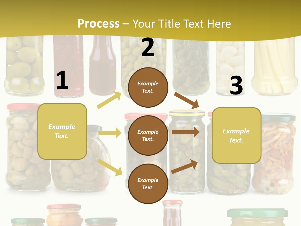 Conserved Bell Olives PowerPoint Template
