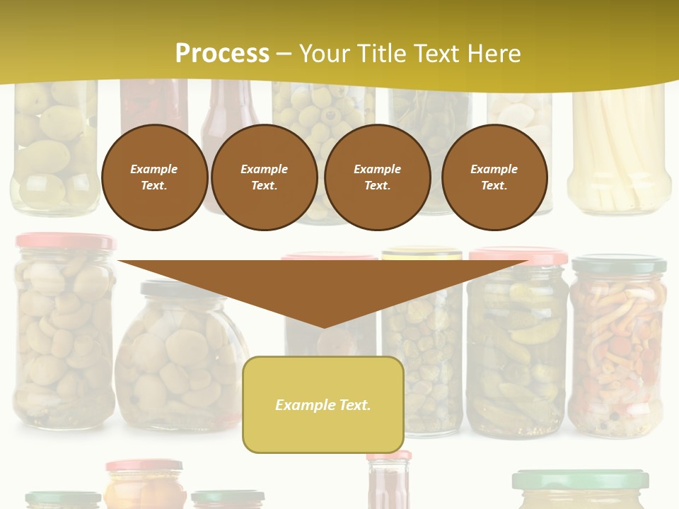 Conserved Bell Olives PowerPoint Template