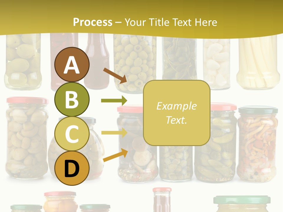 Conserved Bell Olives PowerPoint Template