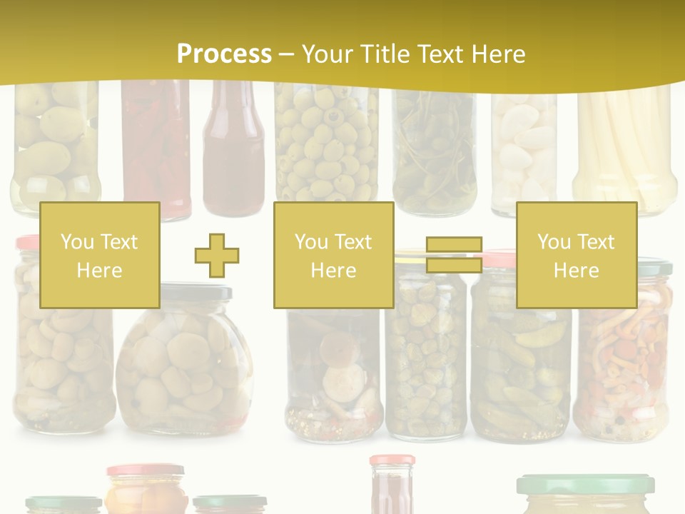 Conserved Bell Olives PowerPoint Template