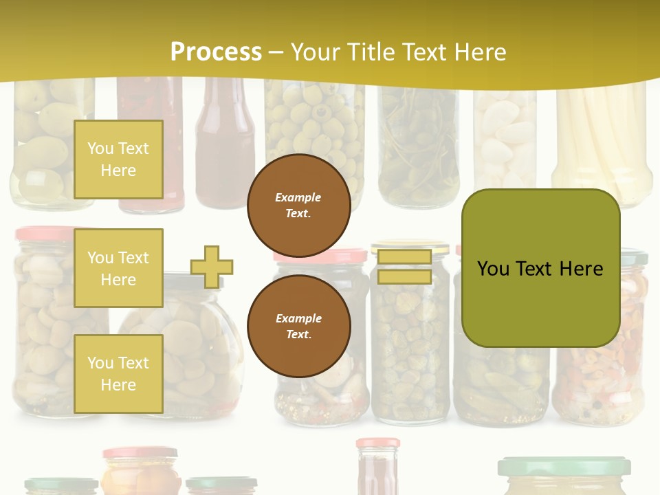 Conserved Bell Olives PowerPoint Template