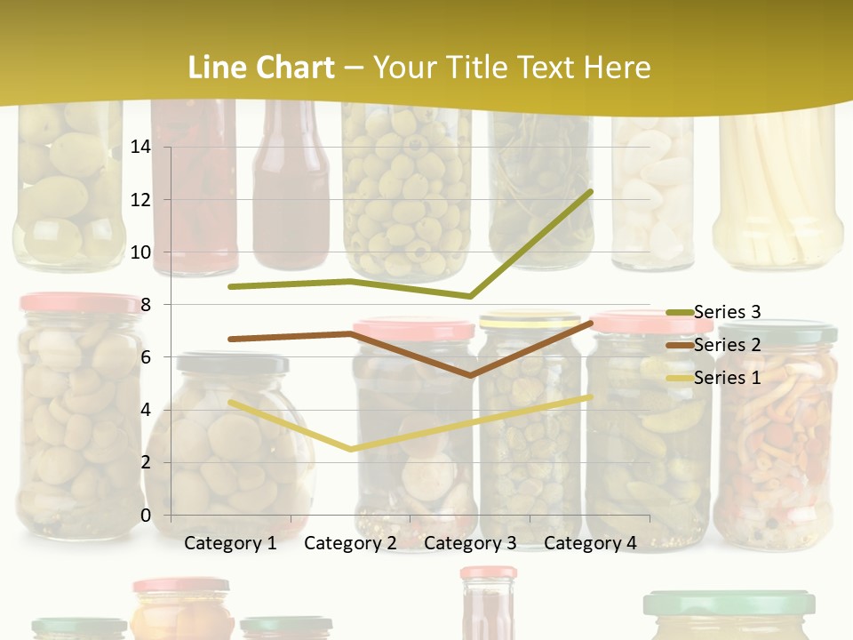 Conserved Bell Olives PowerPoint Template