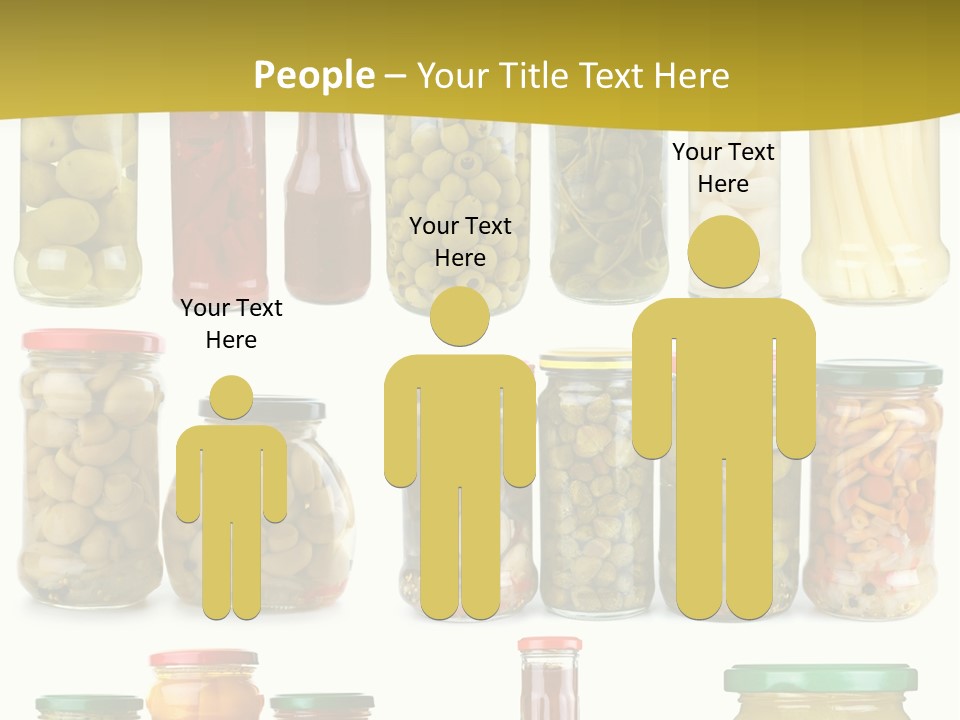 Conserved Bell Olives PowerPoint Template