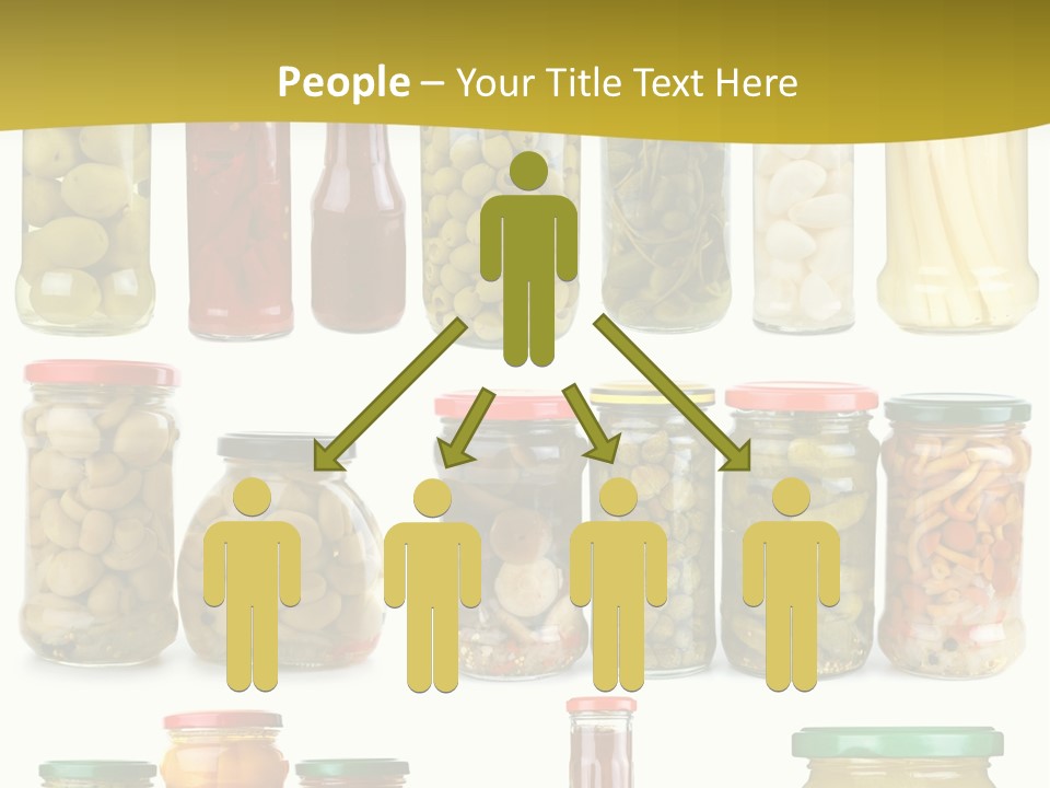 Conserved Bell Olives PowerPoint Template