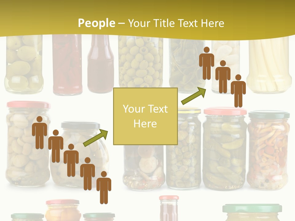 Conserved Bell Olives PowerPoint Template