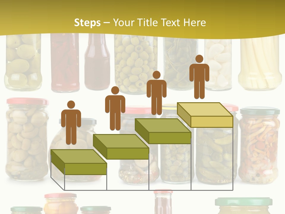 Conserved Bell Olives PowerPoint Template