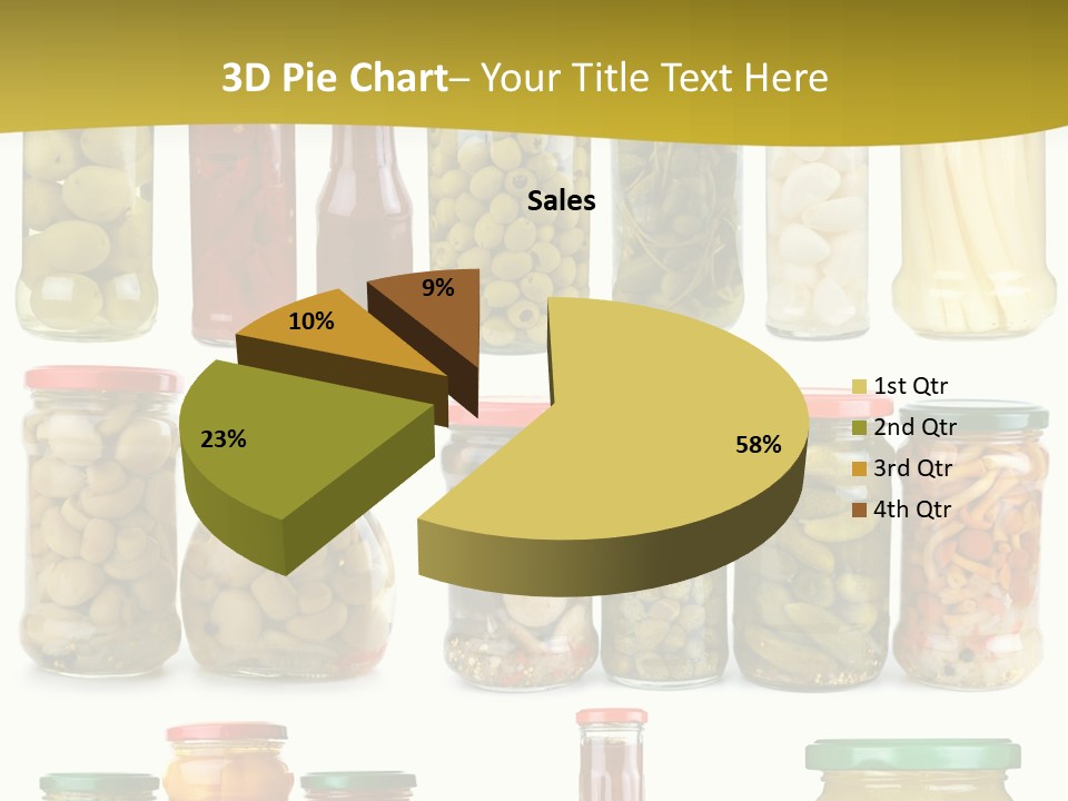 Conserved Bell Olives PowerPoint Template