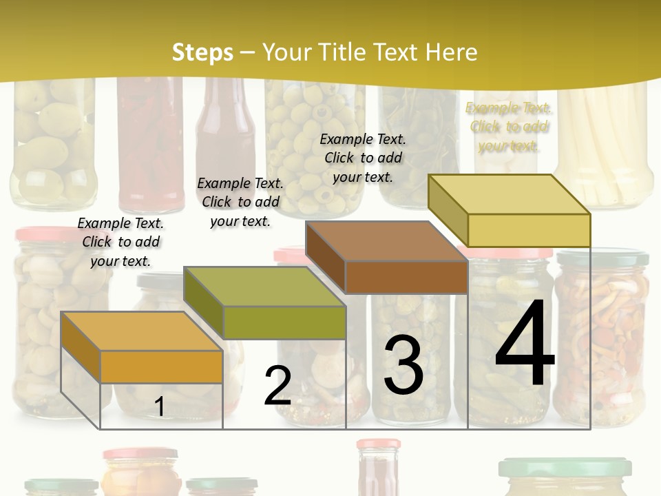 Conserved Bell Olives PowerPoint Template