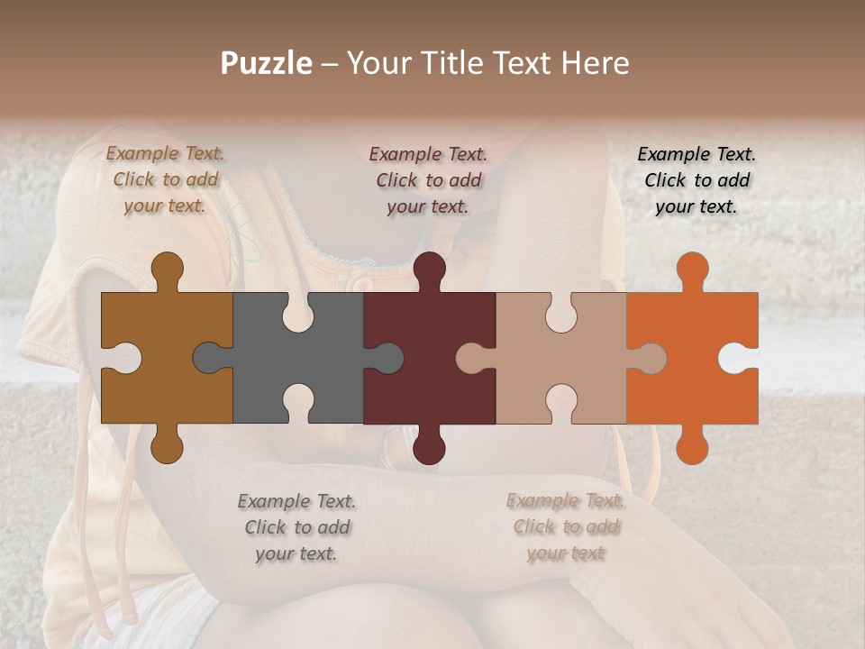 Poor Children PowerPoint Template