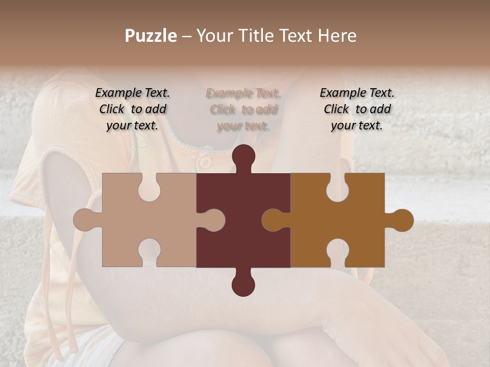 Poor Children PowerPoint Template