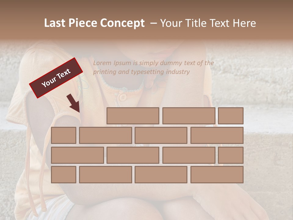 Poor Children PowerPoint Template