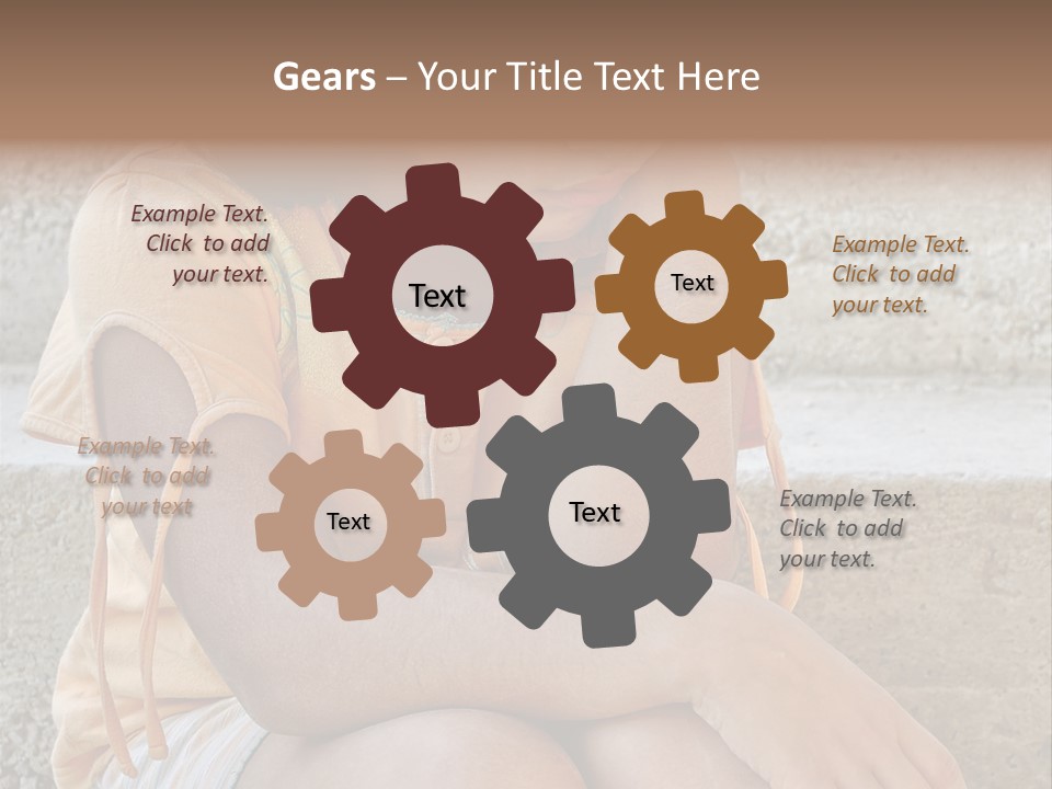 Poor Children PowerPoint Template