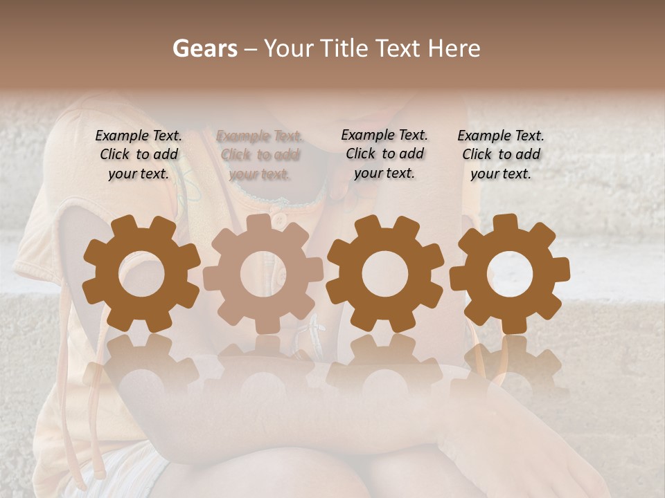 Poor Children PowerPoint Template