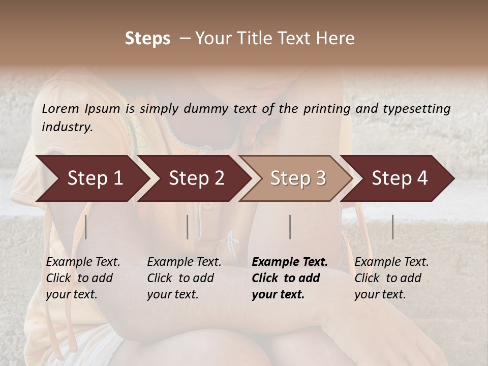 Poor Children PowerPoint Template